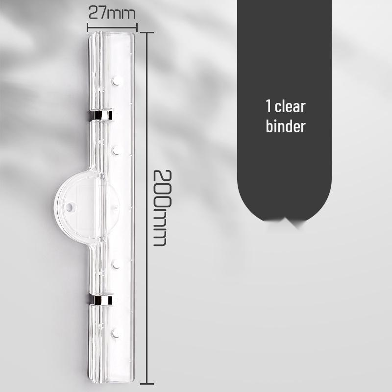 Magnetischer transparenter Dokument- und Belegklemmer für Bürobedarf