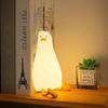 Led Lying Flat Duck Night Light, 3 Level Dimmable Nursery Nightlight,cute Lamp Silicone Squishy Light Up Duck,rechargeable Bedside Touch Lamp For Brea