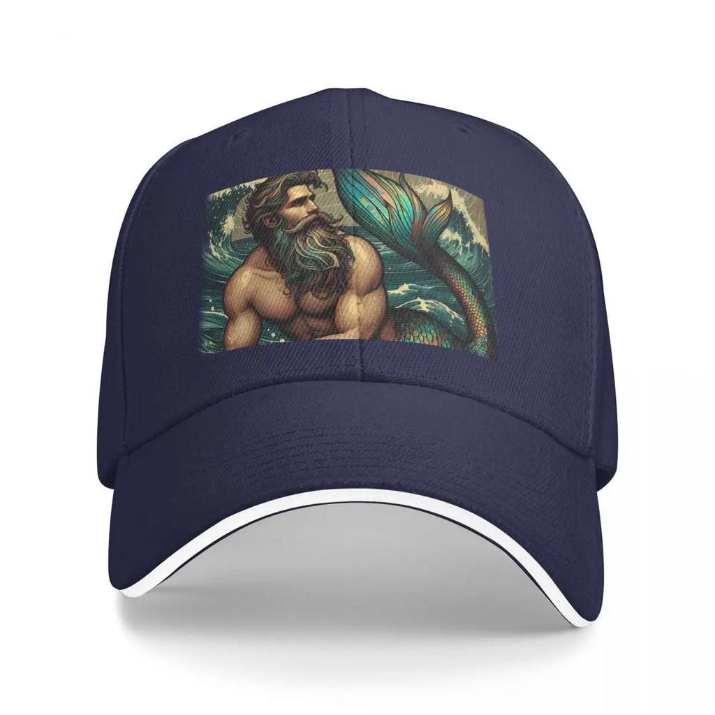 Iridescent Merman Baseball Cap Luxury Caps Hip Hop Luxury Man Cap Sun Hat For Children Unisex Women's