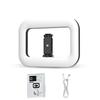 LED Mobile Video Stabilizer Rechargeable Cell Phone Light Handheld Phone Stabilizer with Phones Holder for Video Recording
