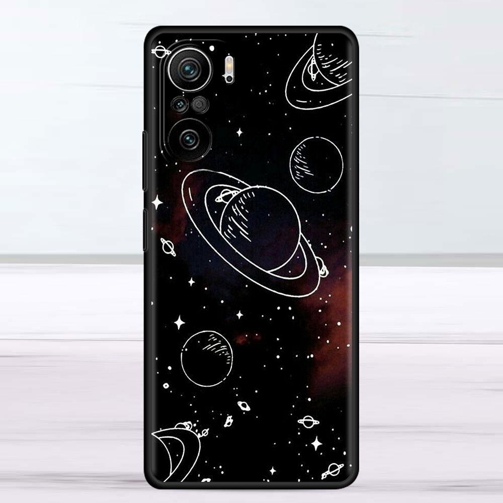 

Чехол для Xiaomi Redmi Note 11 9S 10 9 8 7 9A 9C 9i K40 8T 10C 9T K50 Силиконовый чехол Космонавт Космический корабль Redmi K40 Pro