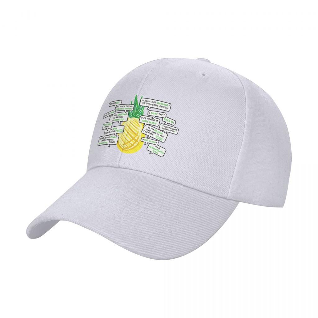 Iconic Psych Quotes Ft. a Pineapple Baseball Cap Beach Bag Tactical Cap Rugby Boy Child Women's