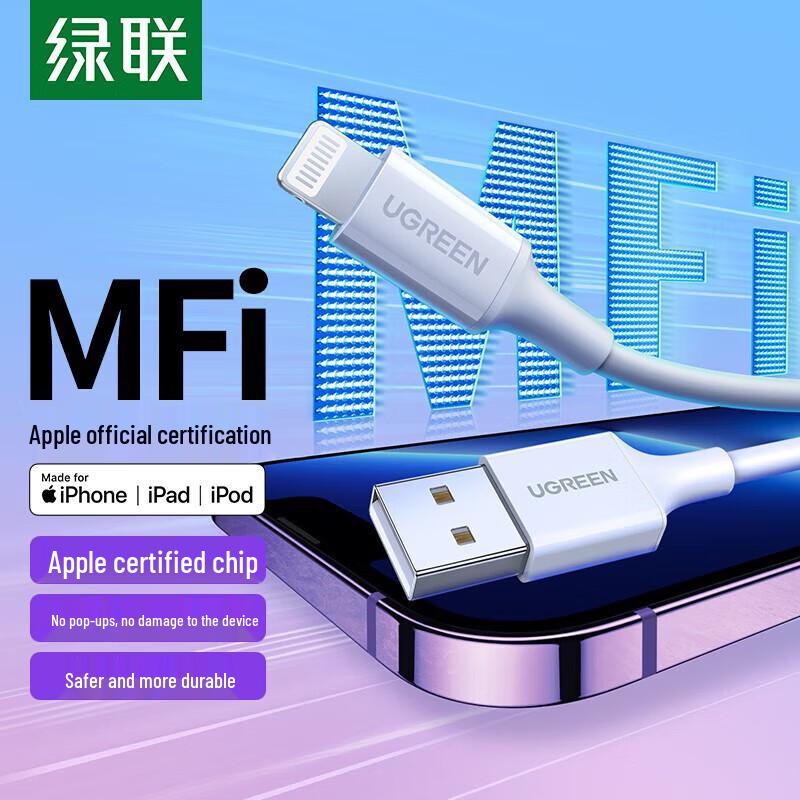 UGREEN US155 Lightning Fast Charging Cable for iPhone/iPad