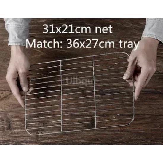 304 Tablett Edelstahl Aufbewahrungsschalen Leckplatte Loch Maschensieb Sieb Waschen Gemüse Becken Trocknen Wasserfilter Becken Deckel