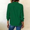 Fashionable Women's Casual V-neck Long-sleeved Elegant Women's Shirt Top
