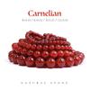 SHIJIWLS Carnelian Round Loose Beads 4, 6, 8, 10mm, Size Optional, For Handmade Diy Bracelet Necklace Anklet Making Jewelry