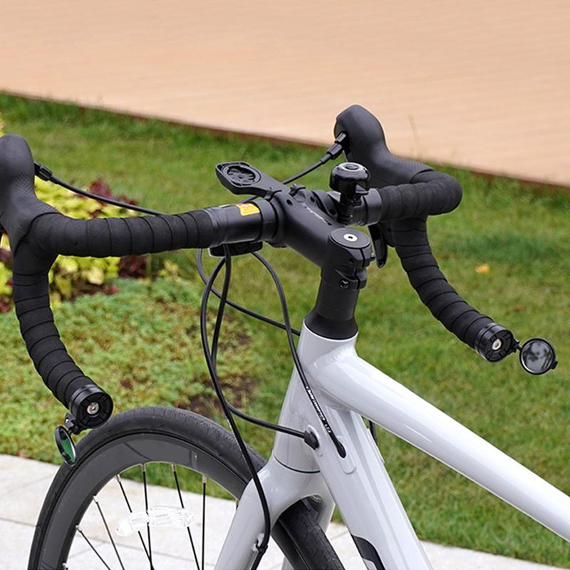 Specchietto Retrovisore per Bicicletta Universale Regolabile Specchietti Convessi Rotante Tappo Manubrio Specchietto Retrovisore per Accessori Bicicletta da Strada MTB