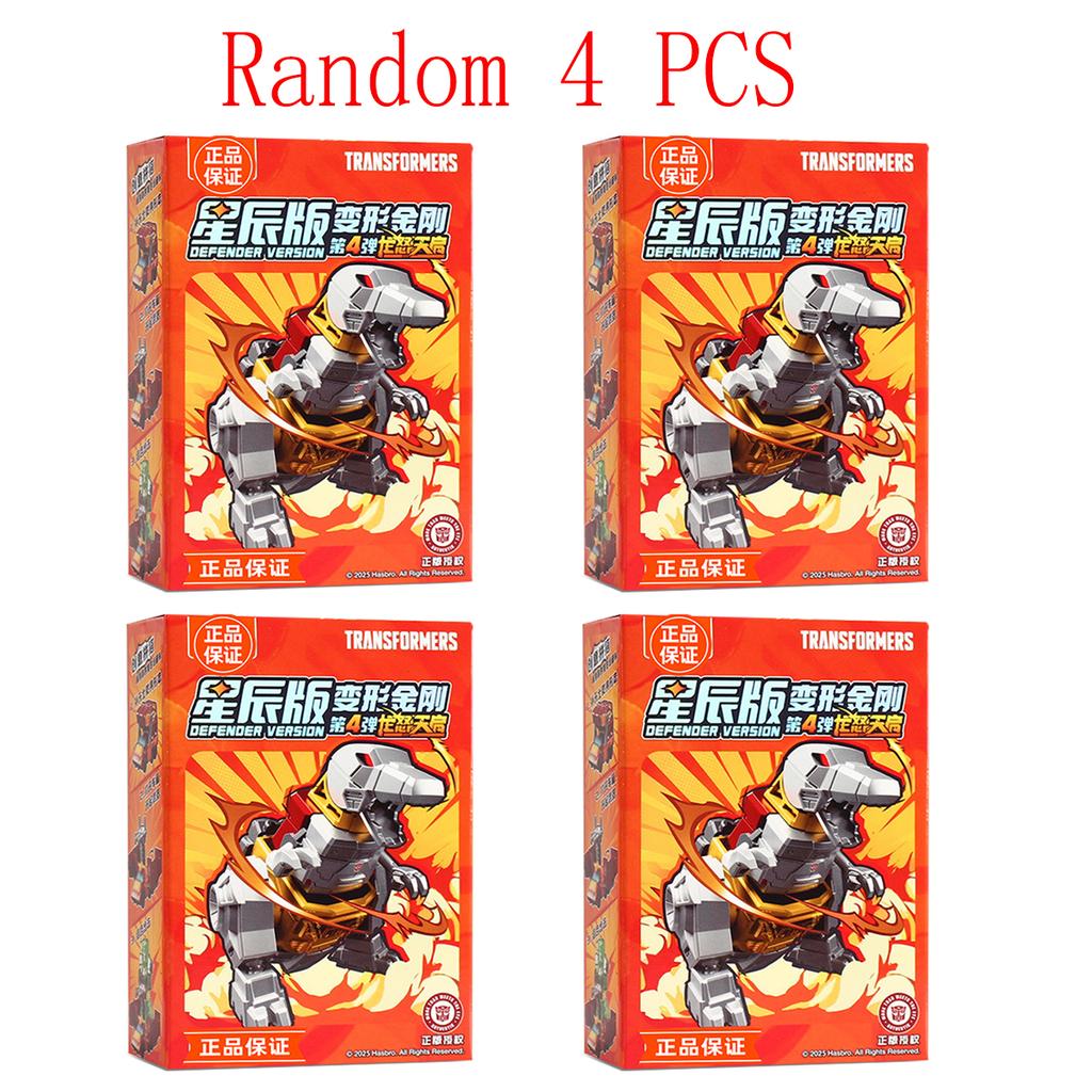 Original Blokees Transformers Defender Version Vol.4 Serie Blind Box Anime Zubehör Bauspielzeug Sammlermodell Lustige Geschenke