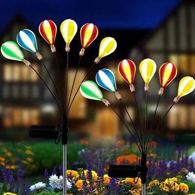 5Pcs Solar Outdoors Lights Courtyard Home Balcony Gardens Layout Waterproof String Terrace Lawns Decoration Colorful Ball Lamps