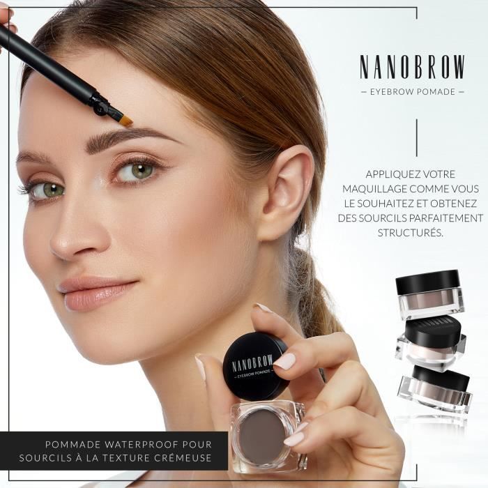 Pommade À Sourcils - Nanobrow - Medium Brown - Impermeable - Effet Ombré - Volume Rehausse