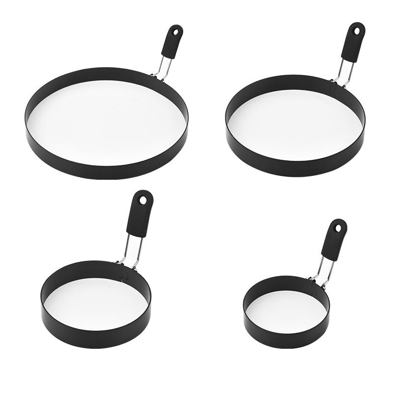 Stainless Steel Egg Cooker Round Non-Stick Frying Pan for Perfect Poached Eggs, Kitchen Baking Tool