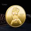 Sexy Women Coin Heads And Tails Date Night Coin Metal Double-Sided Lucky Token Adults Challenge Coin Prank Gift for Men Women Valentine's Day