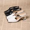 High Heels Women Slippers Chunky Fashion Mules Shoes Square Toe Heeled Sandals Summer Party Slides Mujer Zapatos