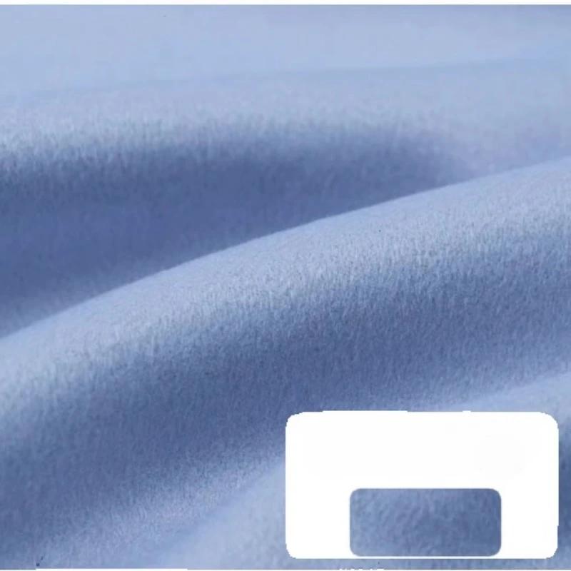 2025 Autumn and Winter New All-Australian Wool Single-sided Cashmere Fabric High-end Custom Short Wool Coat Wool Fabric