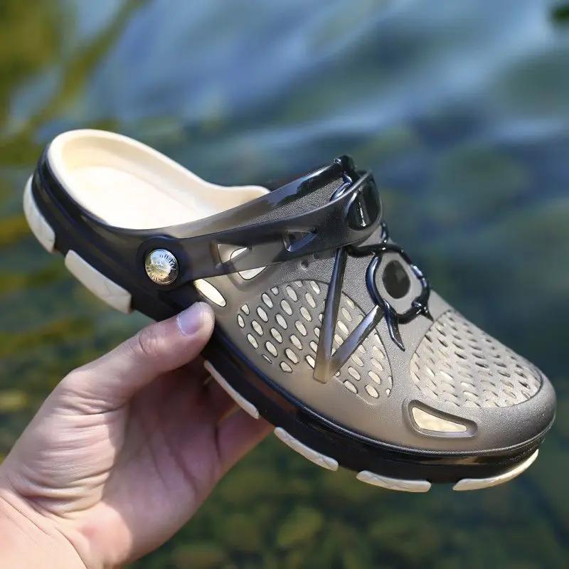 Fashion Hole Man Sandals 2025 Styles 39 Luxury on Offer in Welcome Deal Wholesale Descount Breathable Casual Eva Big Size Shoes for Men