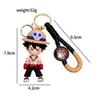 2024 One Piece Keychain Stylish Luffy Hoodie Keyring For Fans And Collectors