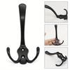 Modern 3 Hooks Coat Hook Wall Mounted Robe Clothes Rack Hat Wall Hanger Chrome Gold For Bedroom Clothes Entryway Furniture