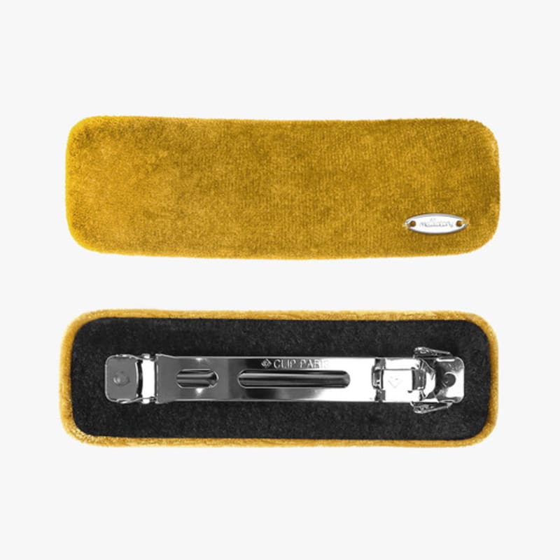Mellotory Square Velvet Hairpin (mustard)