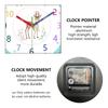 Stille Kinder Lern-Wanduhr Selbstdisziplin 24H & Minutenmarkierungen Niedliches Hirsch-Design Leicht lesbar für Kleinkinder Klassenzimmer