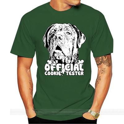 Sommer Fit Slim Herren T-Shirts Baumwolle Kaufen Cane Corso Keks Tester Weihnachten Lustiges Geschenk Baumwolle Modetrend T-Shirt