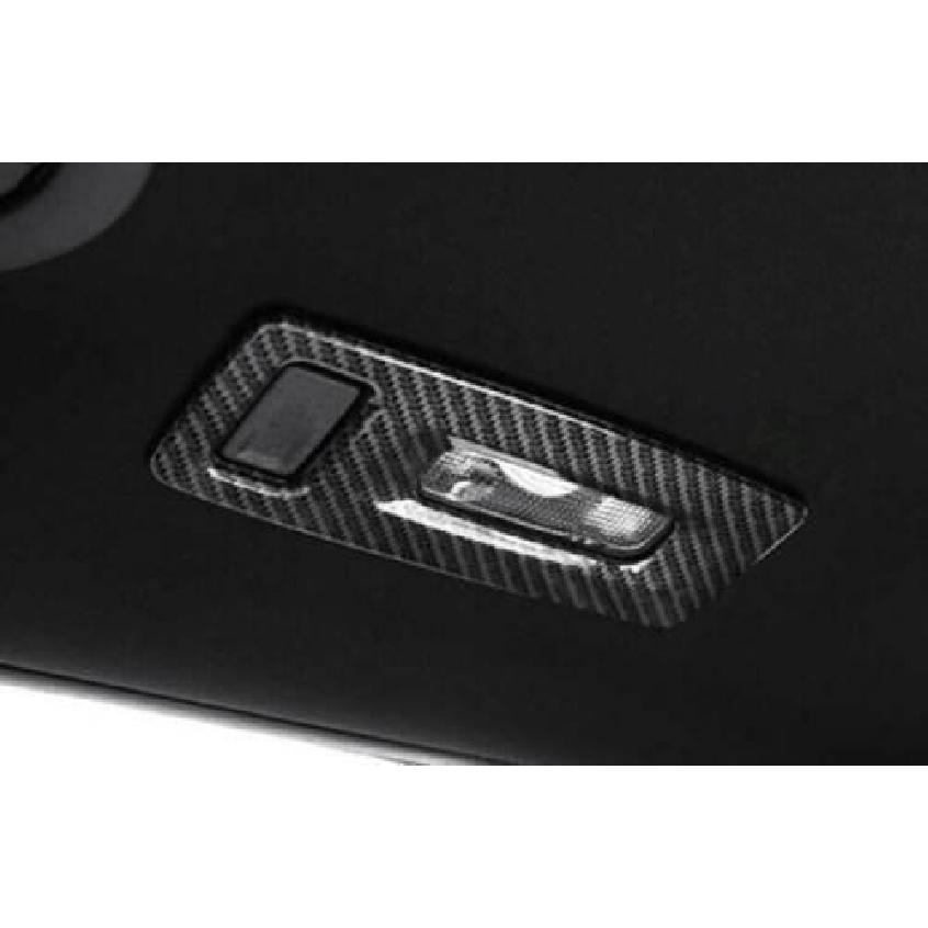 Fit For Ford Explorer 2PCS Cover Trim Carbon Fiber 2011-2019 Rear Reading Light