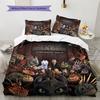 How Train Dragon Pattern Bedding Quilt Set Quilt Cover Pillowcase Home Birthday Gift(1 * Duvet Cover + 2 * Pillowcase, Without Core)