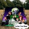 Custom Name Beetle-juice Movie Art Blanket  Ideal Bedding Blanket Perfect for Travel, Camping, Living Rooms, Offices, Sofas, Fan Christmas gift