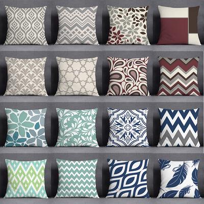 Geometryczna poszewka na poduszkę Home Decoration Poszewka na poduszkę Kwadratowa poszewka Home Office Decoration Poszewka na poduszkę