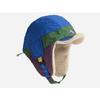 Quick Dry Color Block Ski Hat Winter Warm Ear Protection Thickened Lamb Wool Pilot Cap