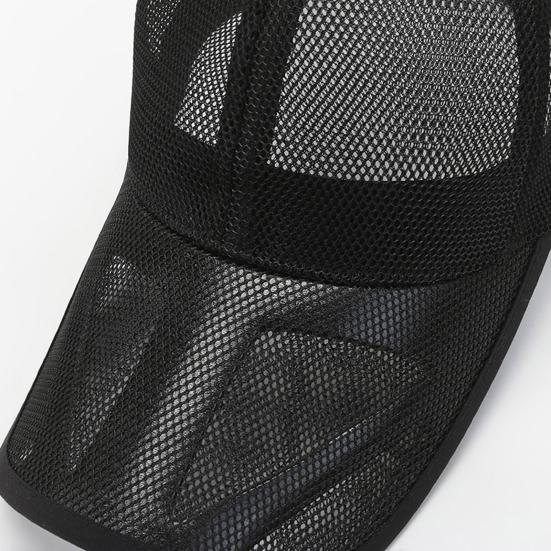 Men Baseball Hat Hollow Out Mesh Breathable Quick-drying Solid Color Sunscreen Adjustable Outdoor Golf Sun Hat Headwear