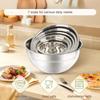 Thickened Egg Mixing Basin Stainless Steel Baking Fruit Salad Bowls Gifts Mixing Bowl