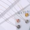 Jewelry Family Photo Memory Floating Locket Necklace Angel Wings Magic 4 Photo Pendant Long Chain