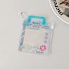 Aesthetic Kpop Photo Card Holder 3 Inch Creative Display Pouch with Lanyard for Collectors Cute Student Anime Badge Carrier