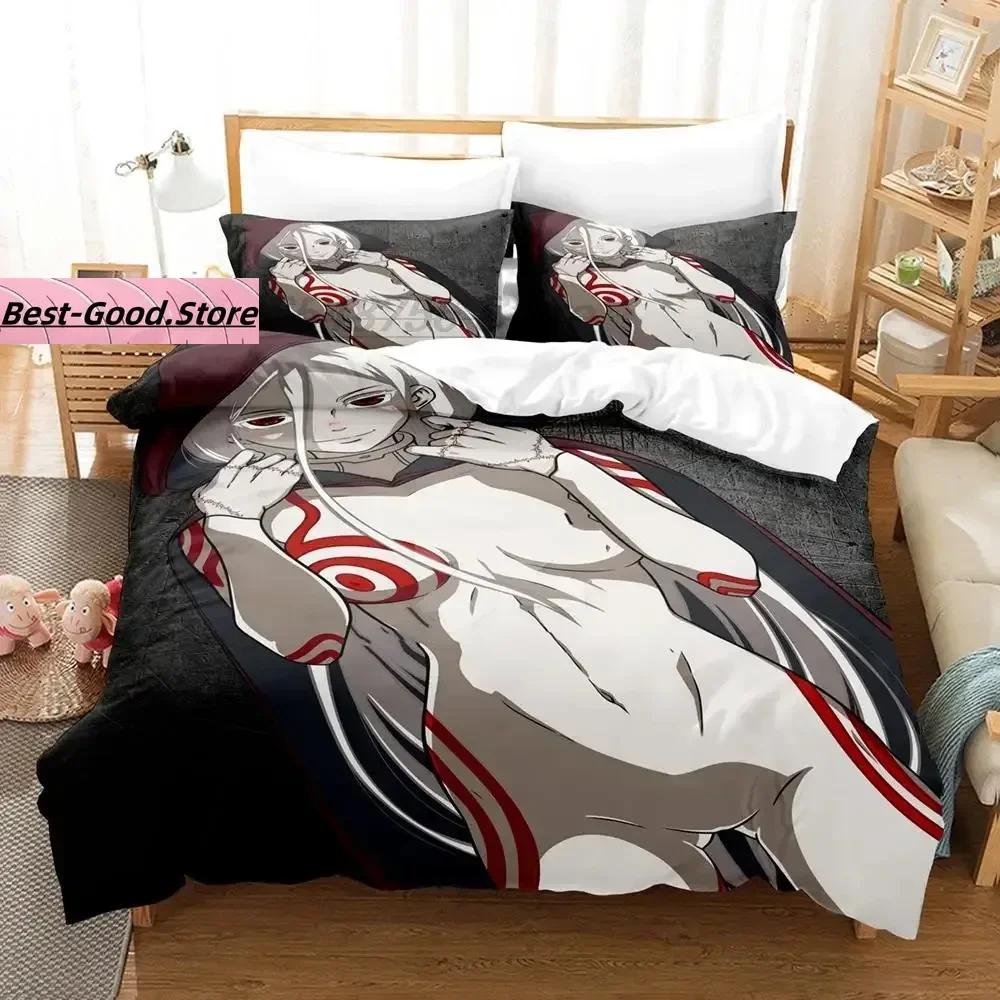 Comforter Deadman Wonderland Bedding Set Single Twin Full Queen King Size Bed Set Aldult Kid Bedroom S 3D Cama De Casal