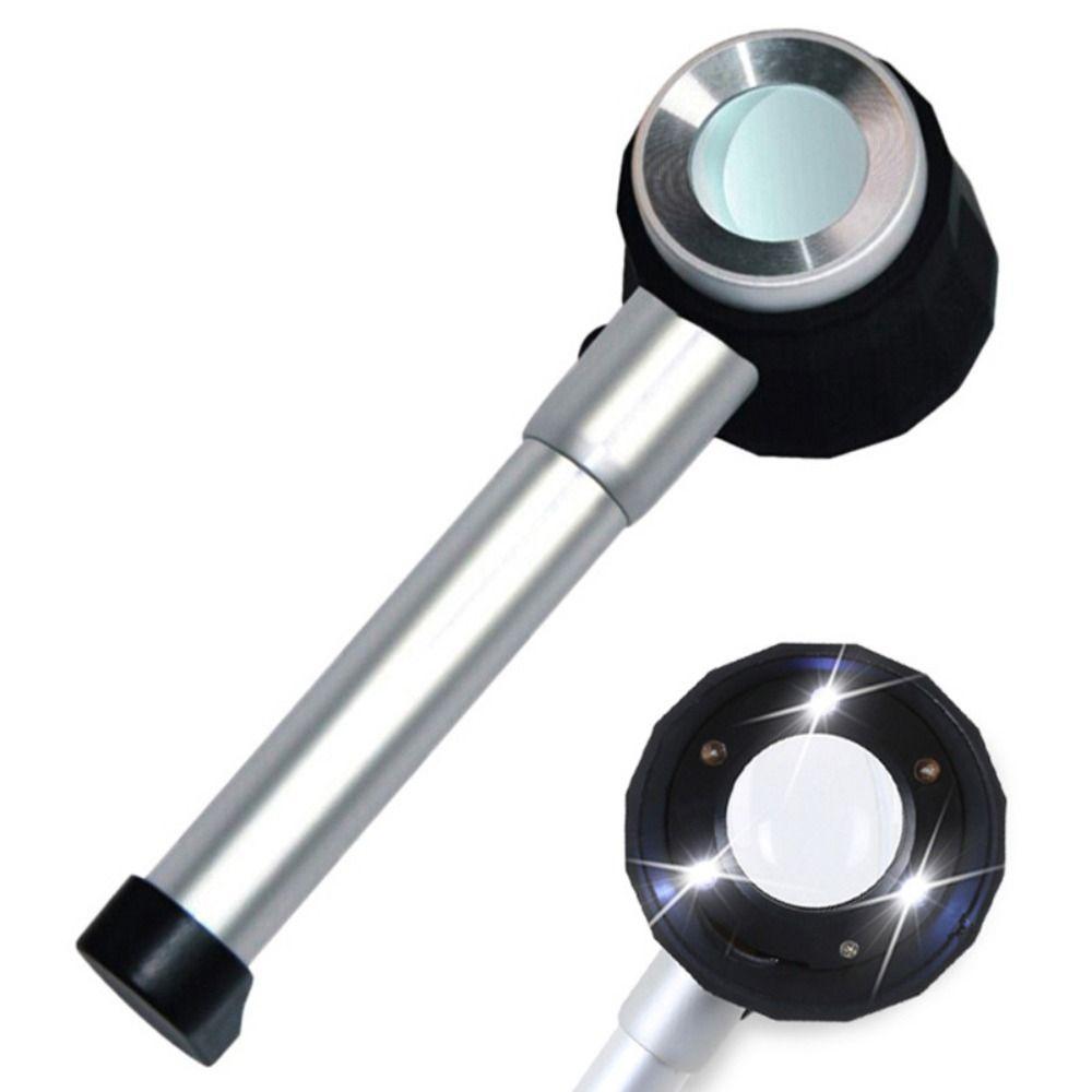 30X Magnification Handheld Magnifying Glass Rechargeable Jewelry Loupe For Jewelry Repair