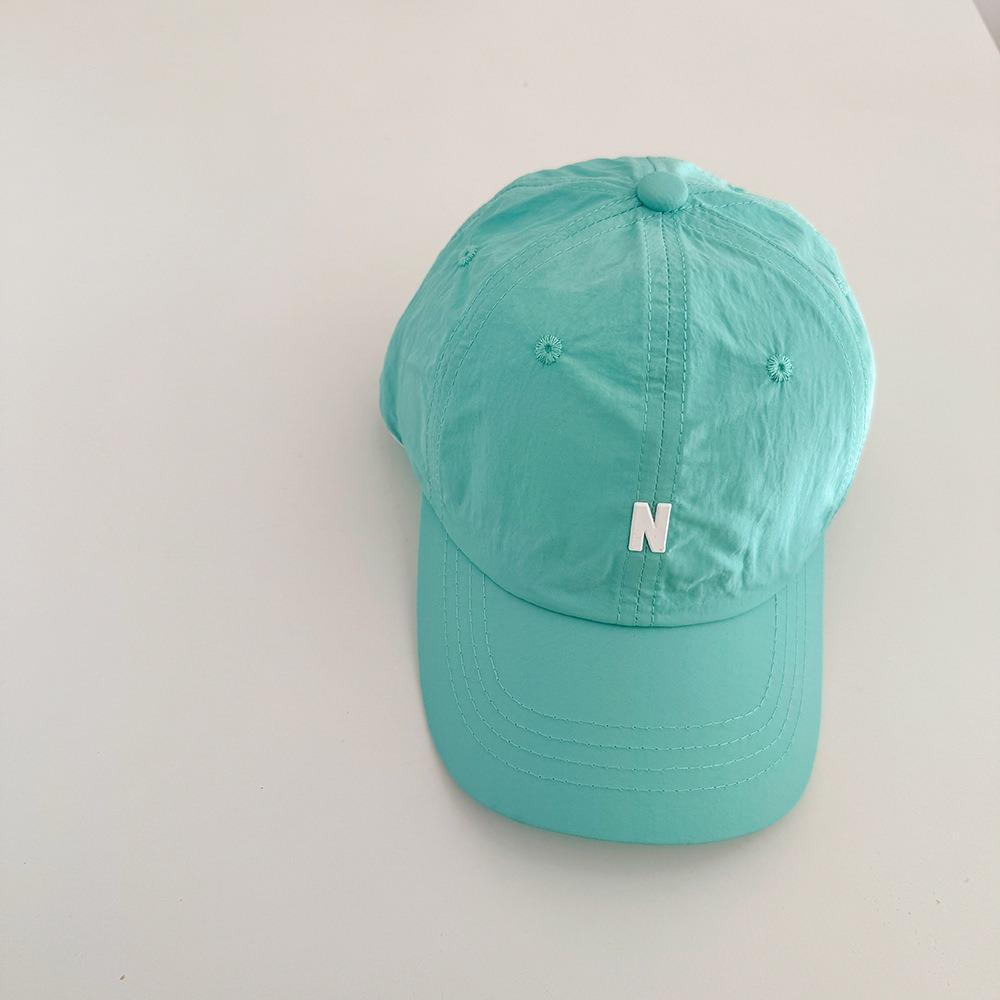 Letter N Children Baseball Cap Summer Sun Protection Cap Trendy Boys Girls Peaked Hat  Kids