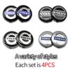 Set da 4 Pezzi 64mm Emblema Mozzo Tappo Centrale Ruota Auto Per Volvo XC60 V70 S60 XC90 S80 V40 XC70 V50 Accessori Decorativi Tappo Mozzo