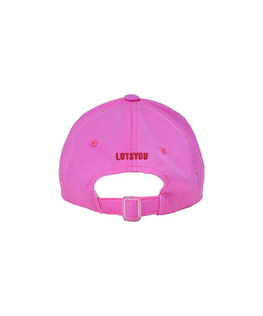 LOTSYOU Lotsyou_Tropical Nylon Ball Cap Pink