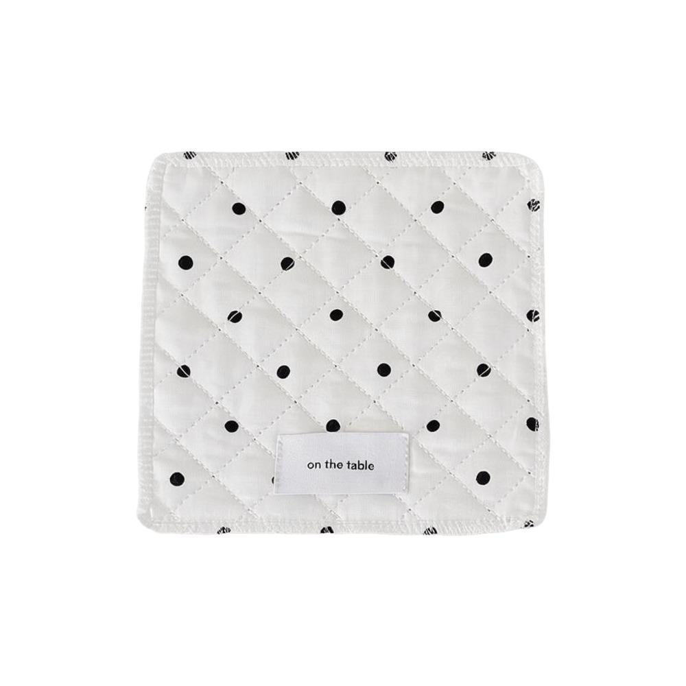 Cotton Heart Shaped Placemat Insulated Cup Mat Cute Kitchen Table Mat  Kitchen