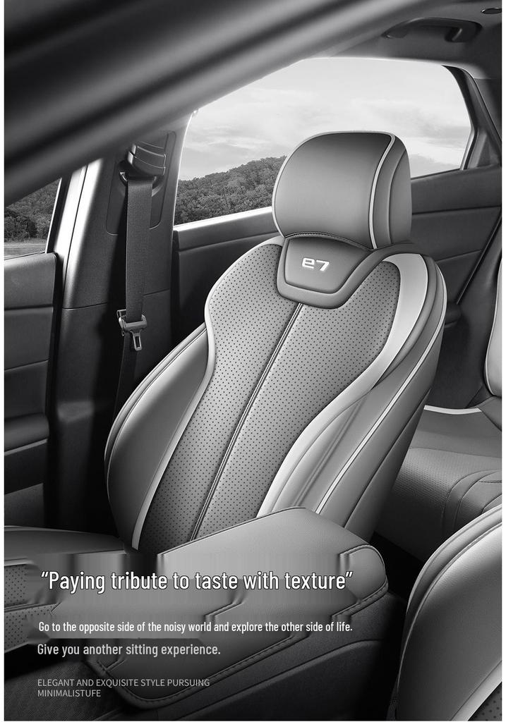 BYD E7 All-Season Full Leather Car Seat Cushion (Universal Fit)