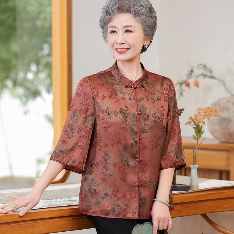 Datang Furen New Chinese Style Summer Blouse 3XL