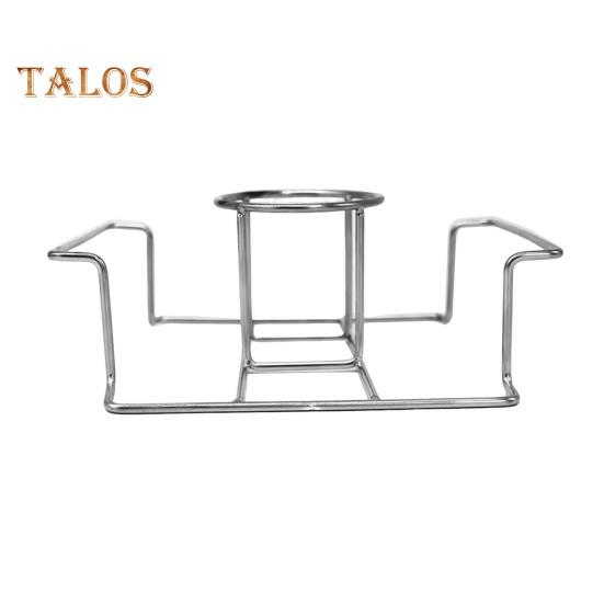 Kyllingstativ i rustfritt stål for grillovn Ølboks Kyllingholderstativ Vertikal stekeovn i matkvalitet for utendørs innendørs matlaging