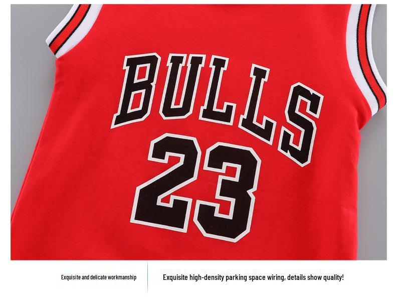 Summer Sleeveless Baby Basketball Romper - Newborn Boy Crawling Onesie