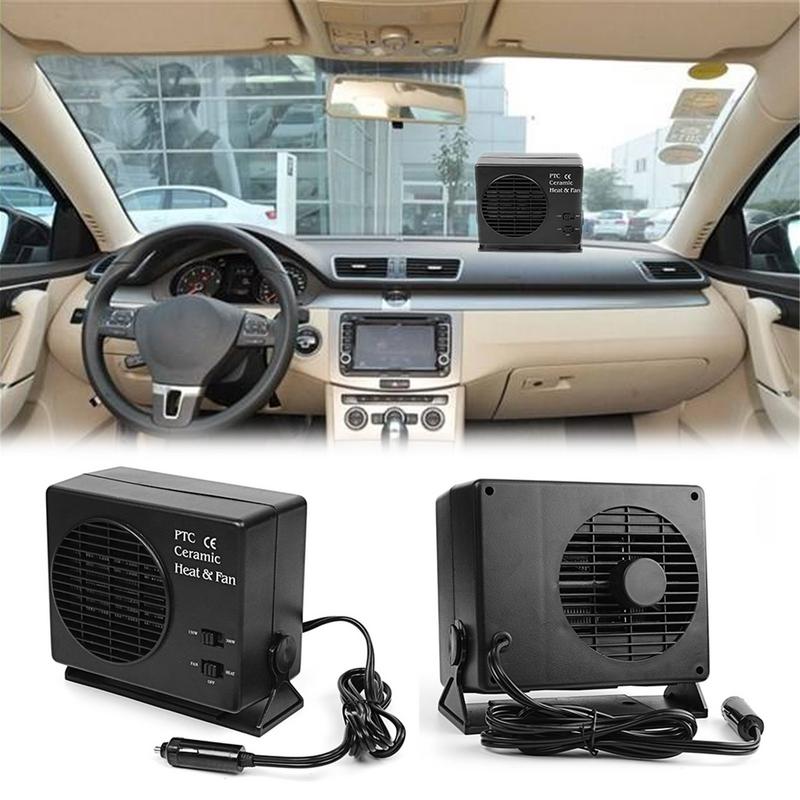 150/300W 2in1 Keramik Heizung Kühlung Trockner DC 12V Elektrische Wärmer Fan Fahrzeug Demister Defroster Für Auto liefert