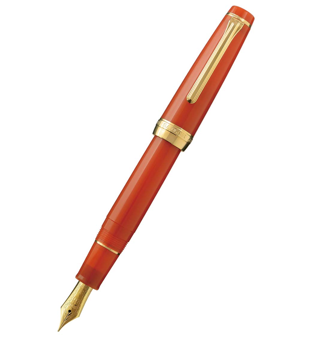 

Sailor Fountain Pen Professional Gear Gold Fire Medium Fine 10-3301