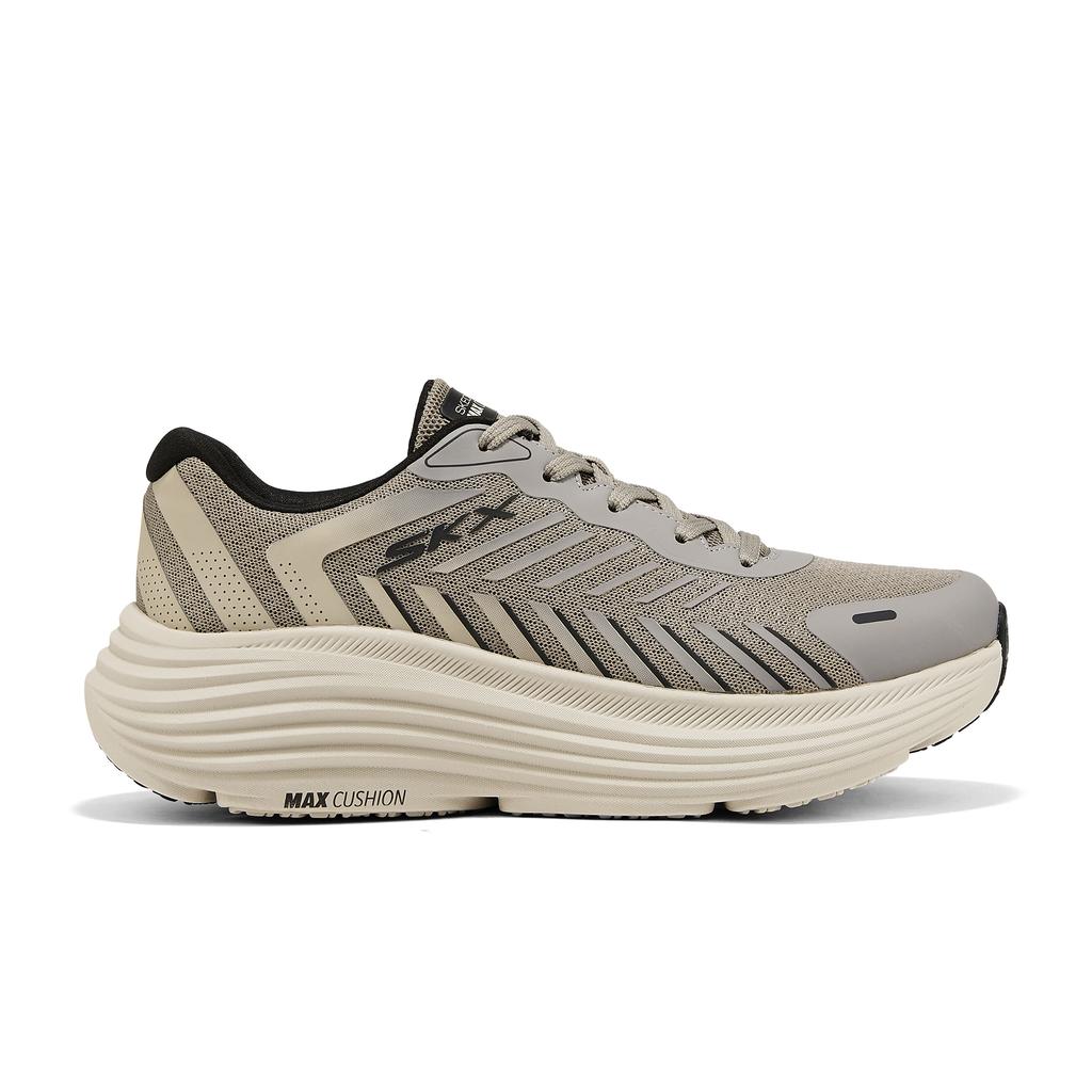 Skechers Max Cushioning Endeavour Comfortable Versatile Breathable Running Shoes Men Sneaker Gray Brown 220614-TPBK