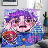 1PC DAN DA DAN Print Flannel Blanket, High quality All Seasons, Home Decor, Warmth and Comfort, Perfect for Christmas Gifts