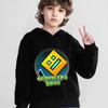 Geometry Dash Hoodie für Kinder Anime Mode Pullover Baby Mädchen Cartoon Jacken Jungen Herbst Kapuzenpullover Kinderkleidung