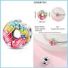 Copper Sunflower Greenhouse Bicycle Balloon Pendant Rainbow Donut Charms Beads Fit Brand Bracelets Diy Jewelry