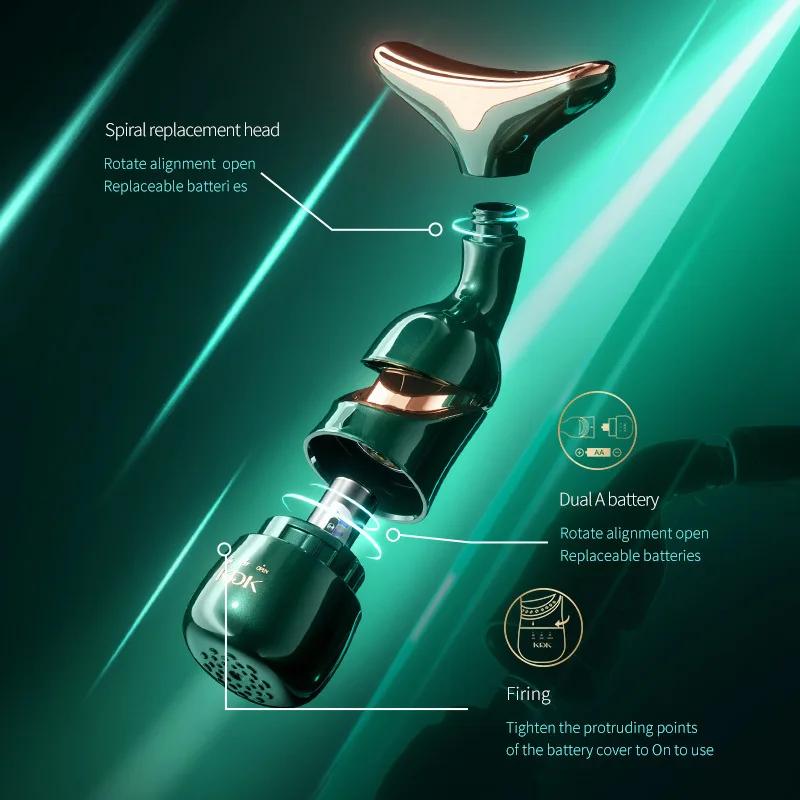 Neck Facial Lifting Massager 3IN1 Device Microcurrent Reduce Double Chin Vibration Face Anti Wrinkles Tightening Skin Care Tools